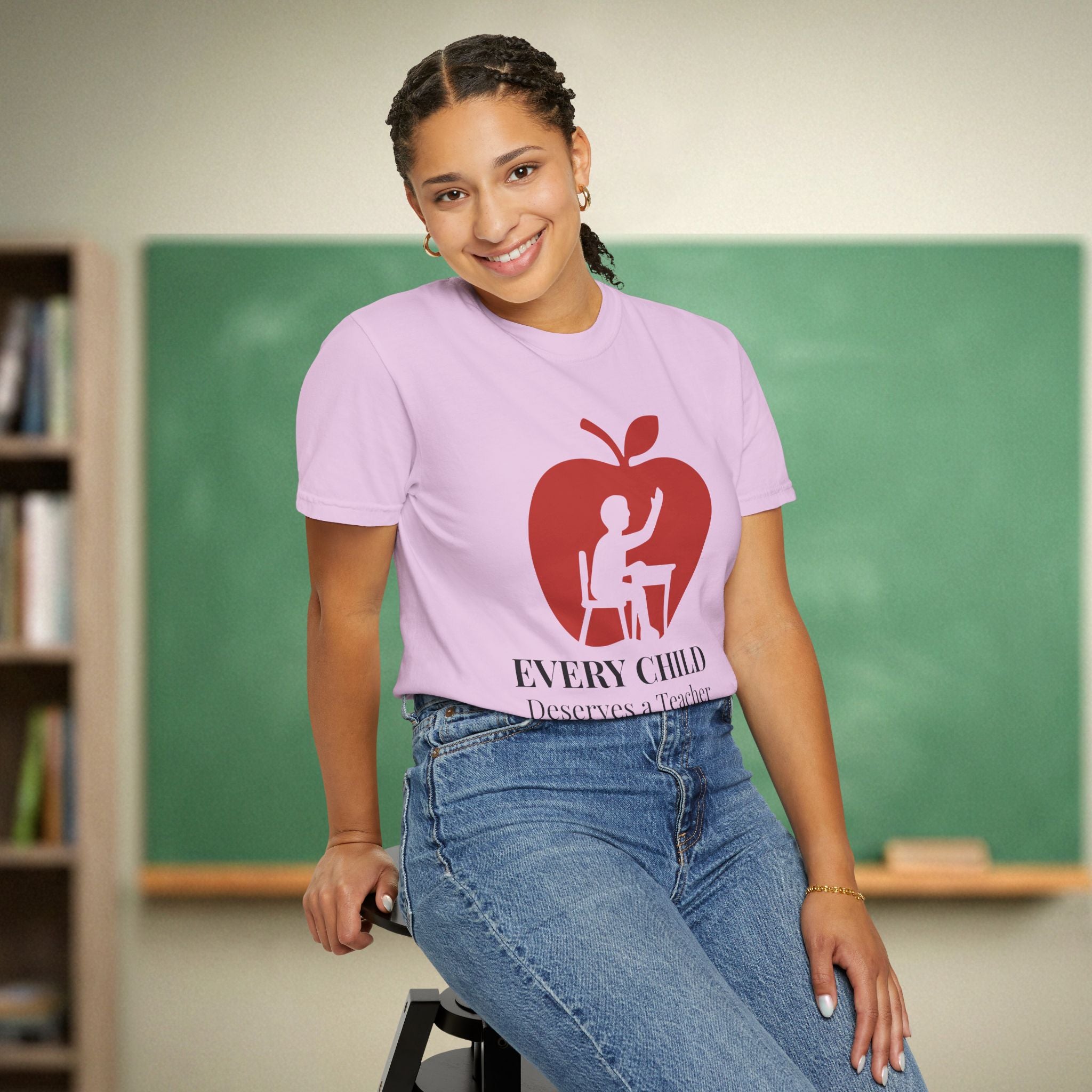 Every Child Deserves a Teacher | Advocacy Teacher Shirt | Premium Comfort Colors 1717 Vintage Tee