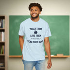 Teach Them Love Them Send Them Home Teacher Shirt | Funny Apple Pencil Tee