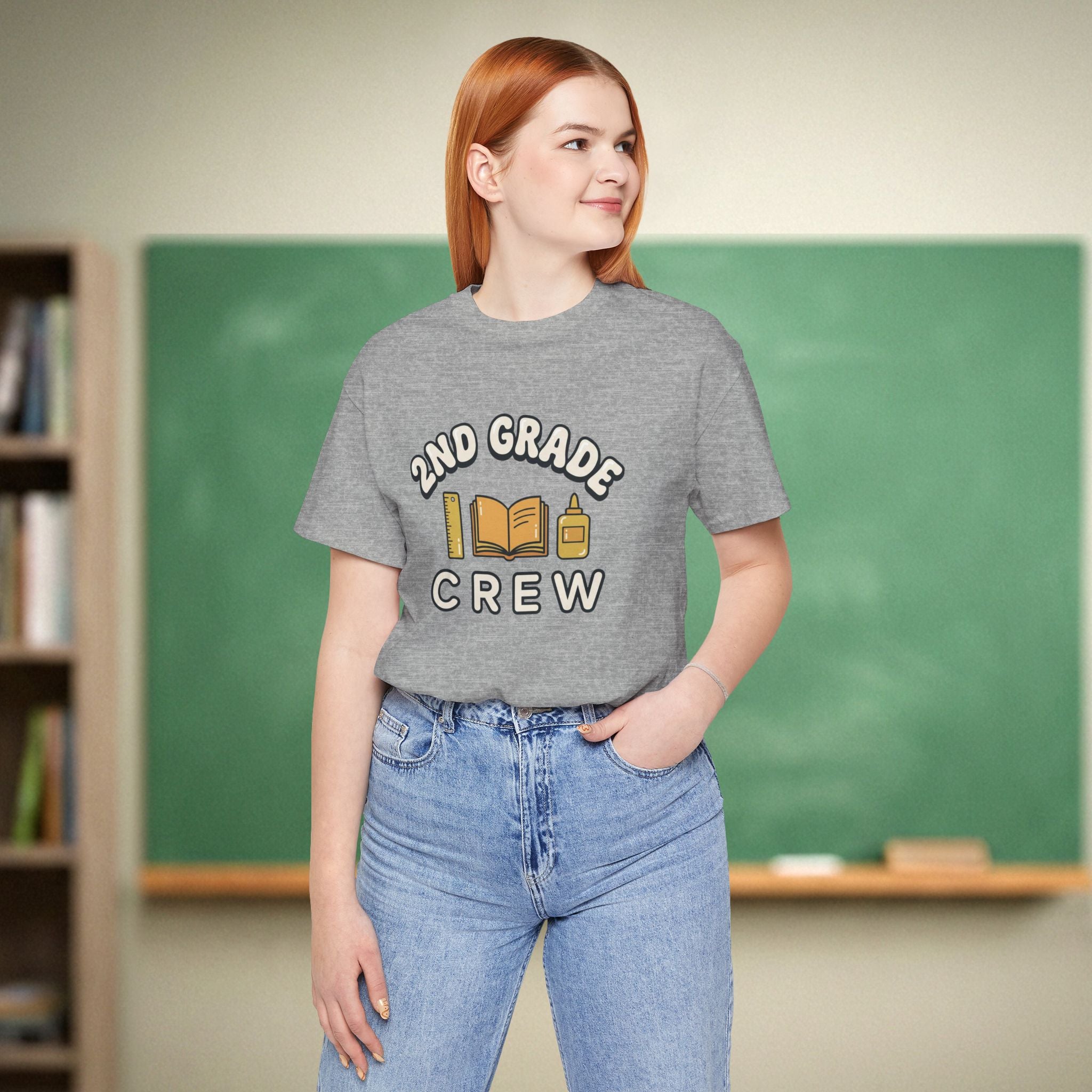 2nd Grade Crew Shirt | Cute Second Grade Teacher Shirt | Teacher Team Gift