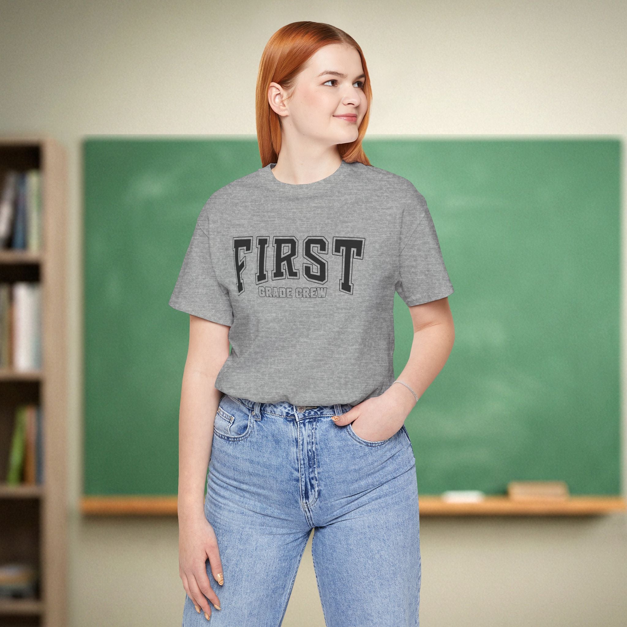 First Grade Crew Shirt | Cute First Grade Teacher Shirt | Teacher Team Gift
