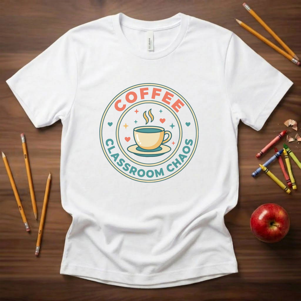 Coffee Classroom Chaos | Funny Teacher Shirt | Bella Canvas 3001