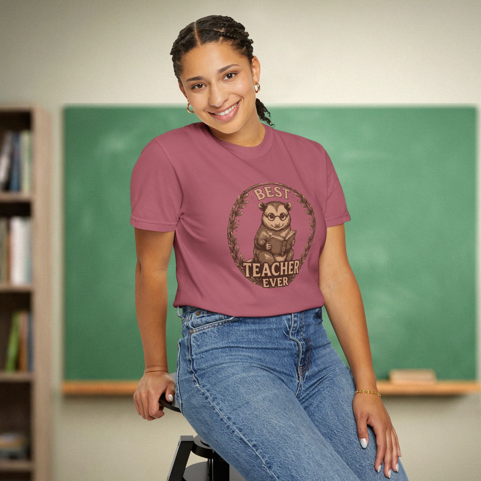 Best Teacher Ever | Teacher Appreciation Shirt | Premium Comfort Colors 1717 Vintage Tee