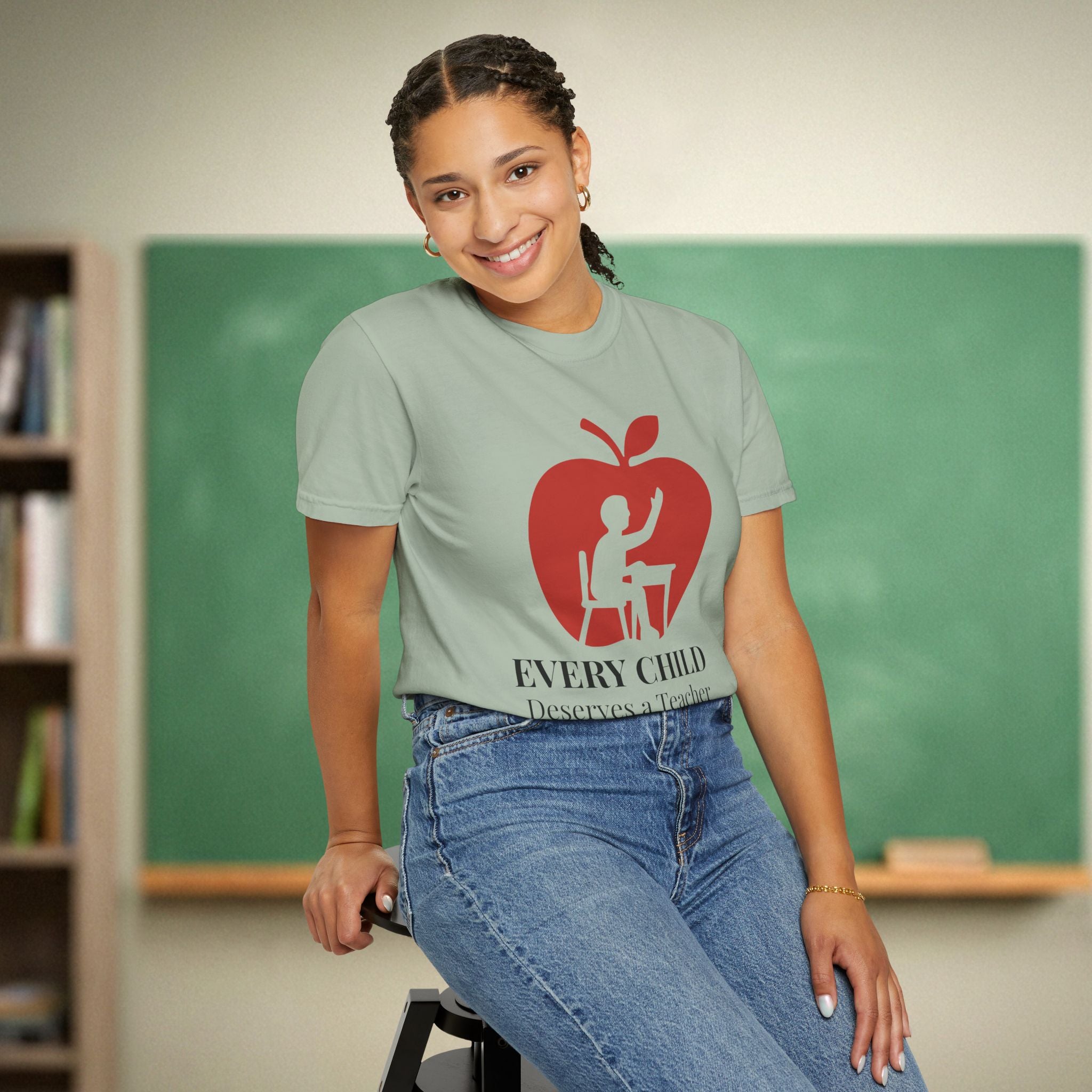 Every Child Deserves a Teacher | Advocacy Teacher Shirt | Premium Comfort Colors 1717 Vintage Tee