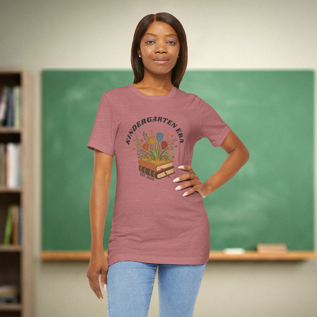 Kindergarten Era Teacher Shirt | Bella Canvas 3001