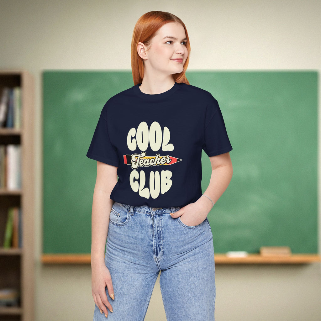 Cool Teacher Club | Trendy Teacher Shirt | Bella Canvas 3001