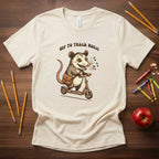 Off to Teach Music Opossum | Funny Music Teacher Shirt | Cute Teacher Gift