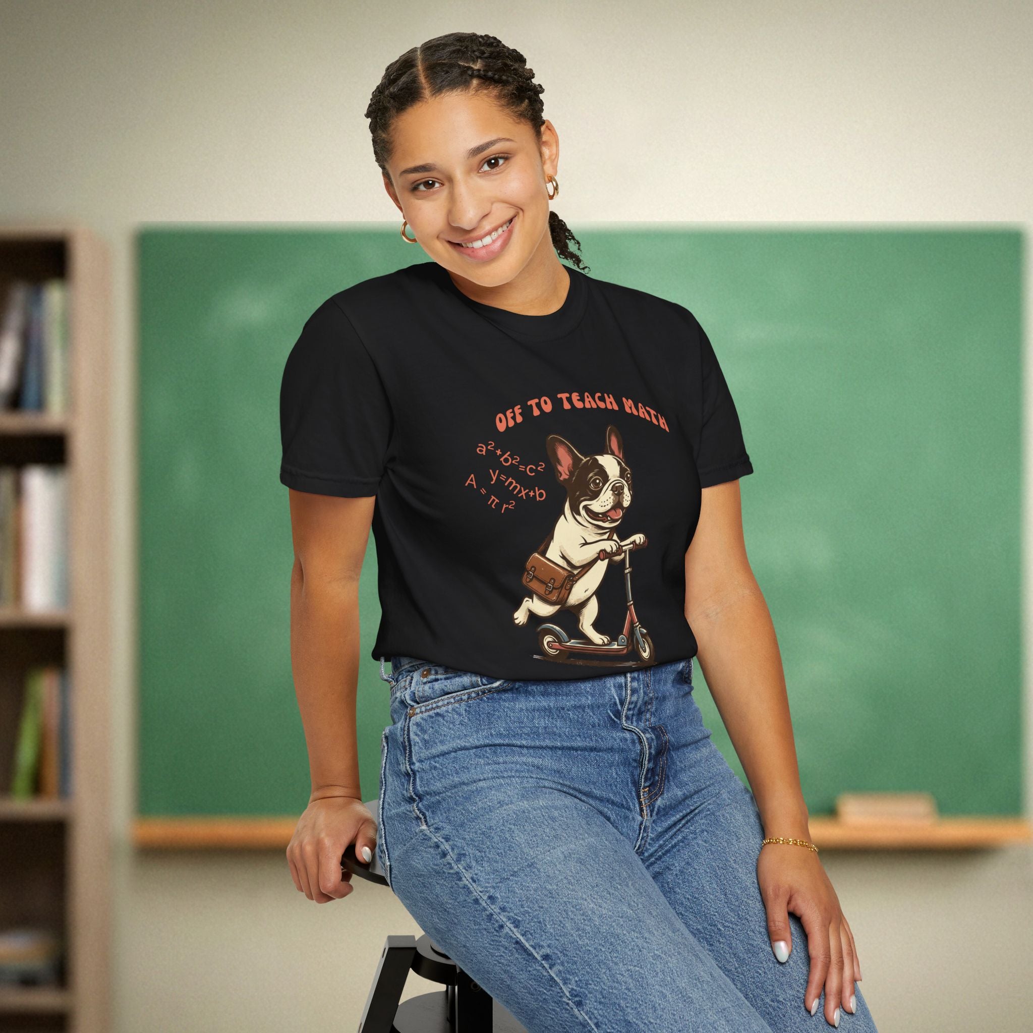 Off to Teach Math | Math Teacher Shirt | Premium Comfort Colors 1717 Vintage Tee