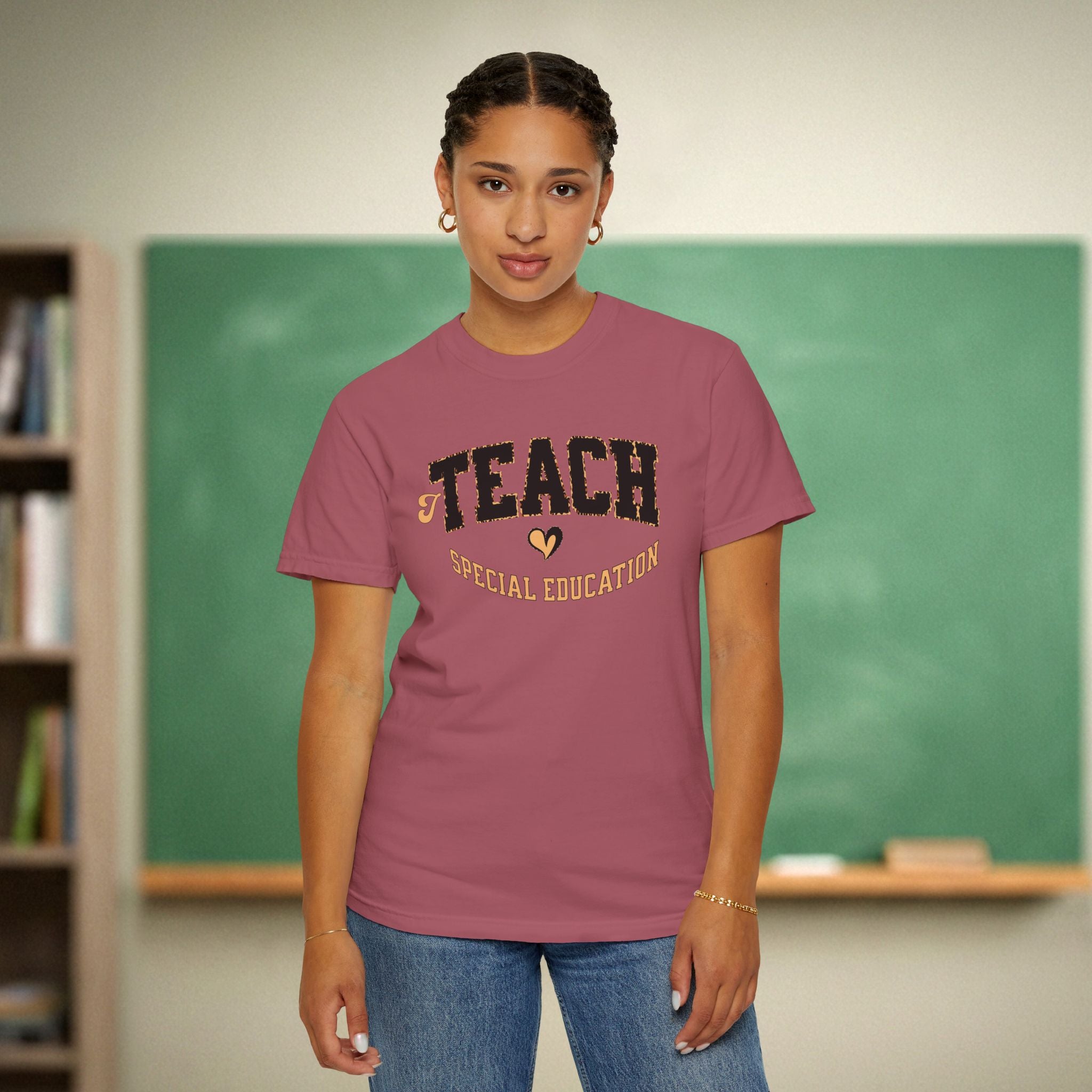 I Teach Special Education Shirt | Leopard Print Teacher Tee | SPED Teacher Appreciation Top