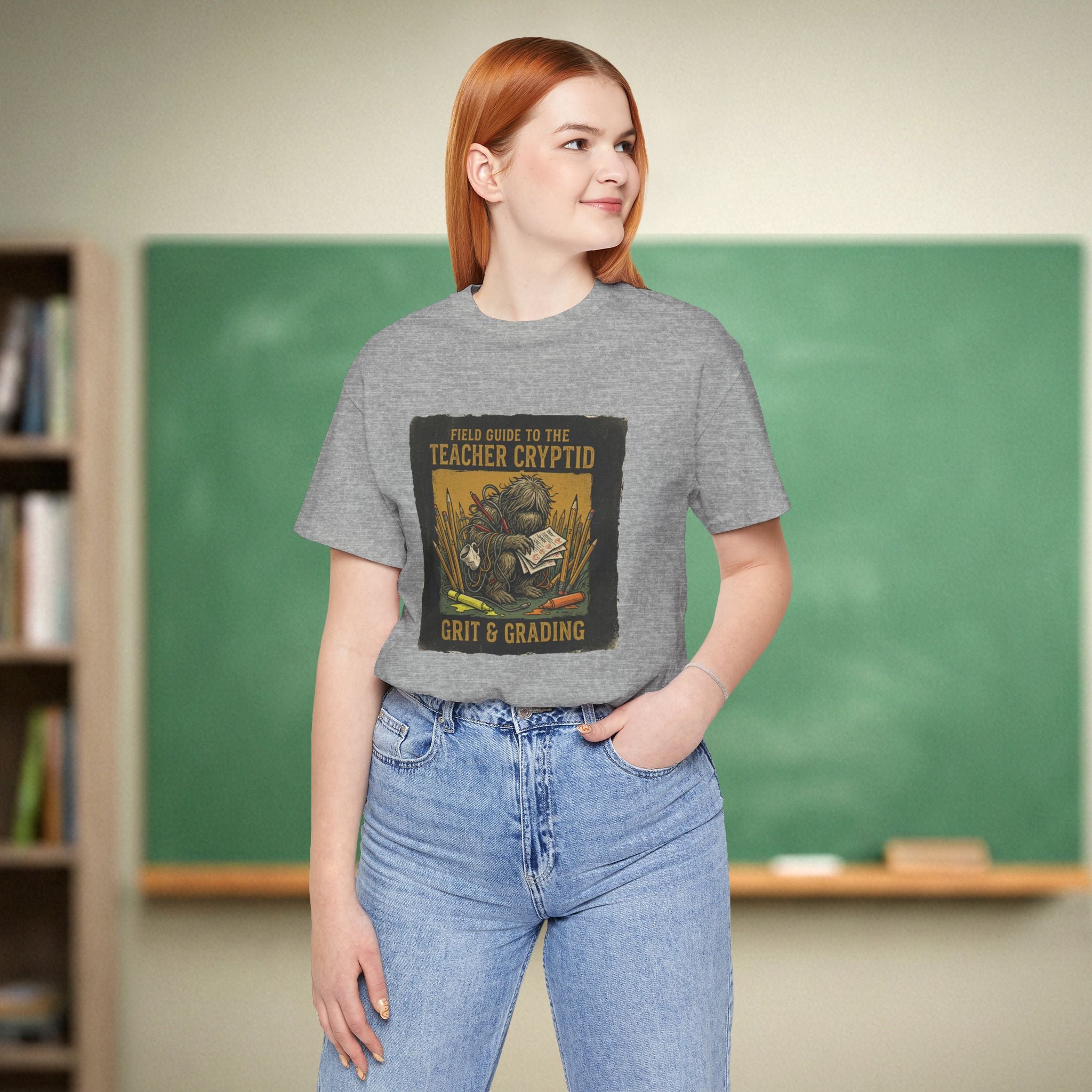 Teacher Cryptid Shirt | Field Guide to the Teacher Cryptid Tee | Bella Canvas 3001