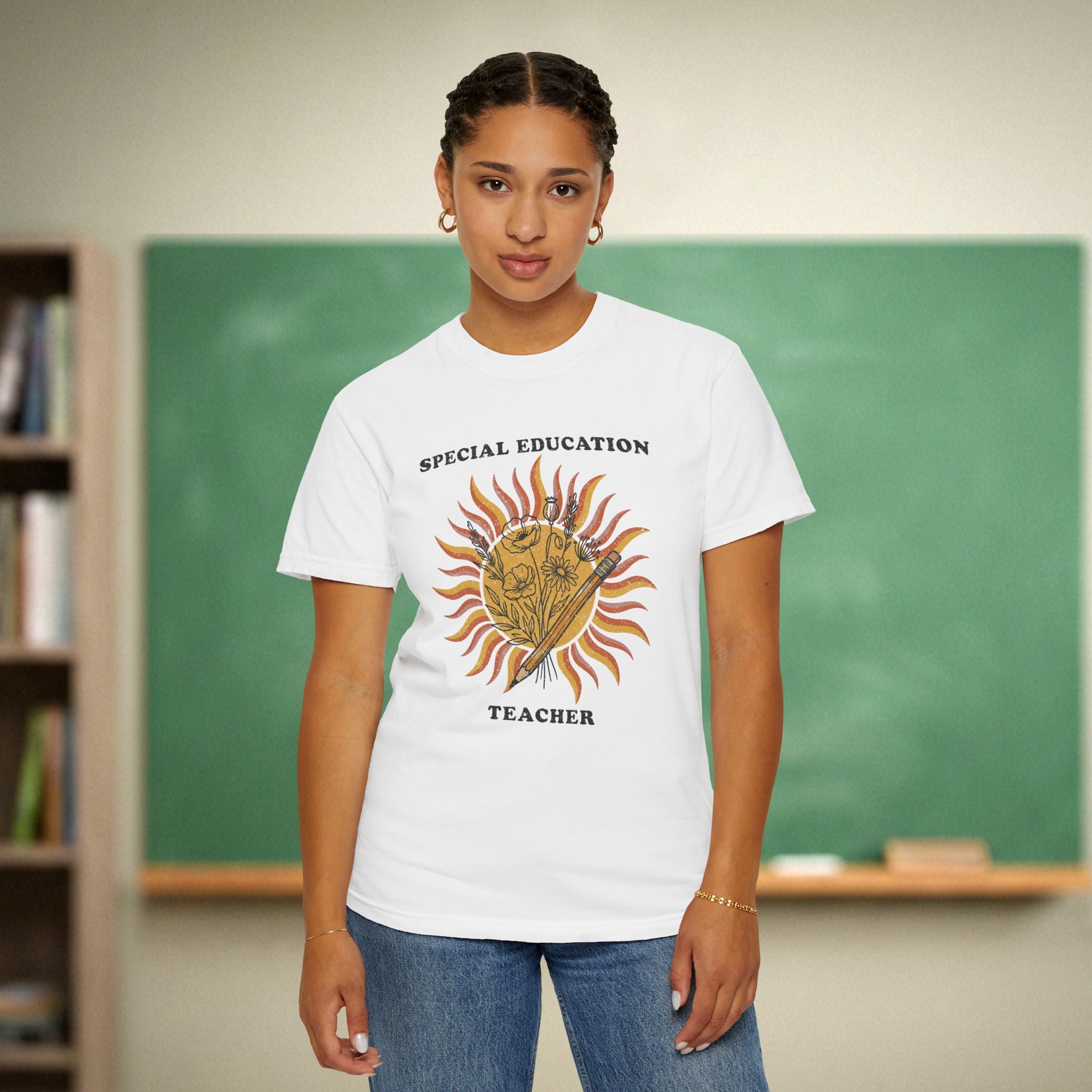 Special Education Teacher Sun Shirt | Retro SPED Sunshine Tee