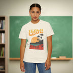 Teach Love Inspire Teacher Shirt | Sunset Retro Teacher Tee