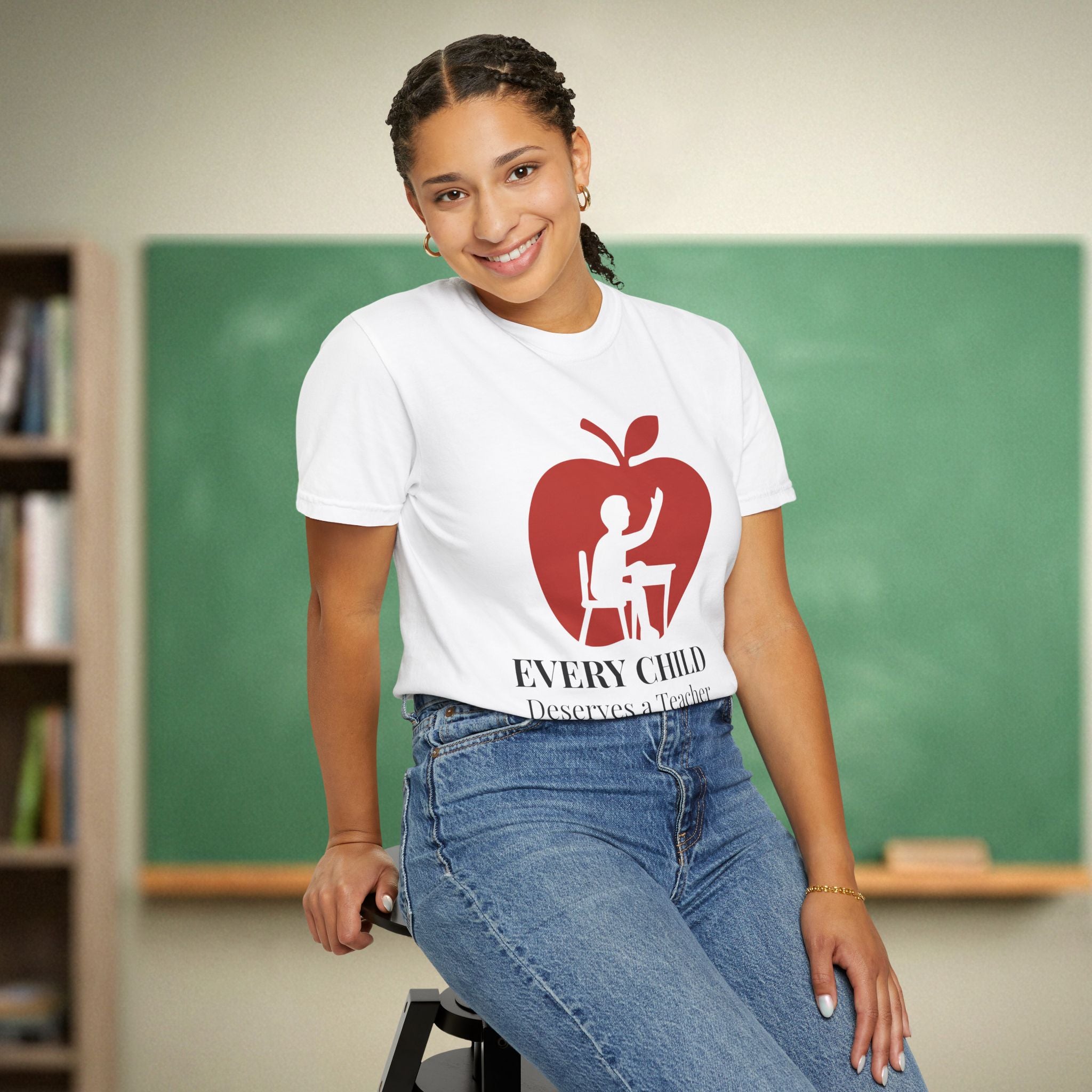 Every Child Deserves a Teacher | Advocacy Teacher Shirt | Premium Comfort Colors 1717 Vintage Tee