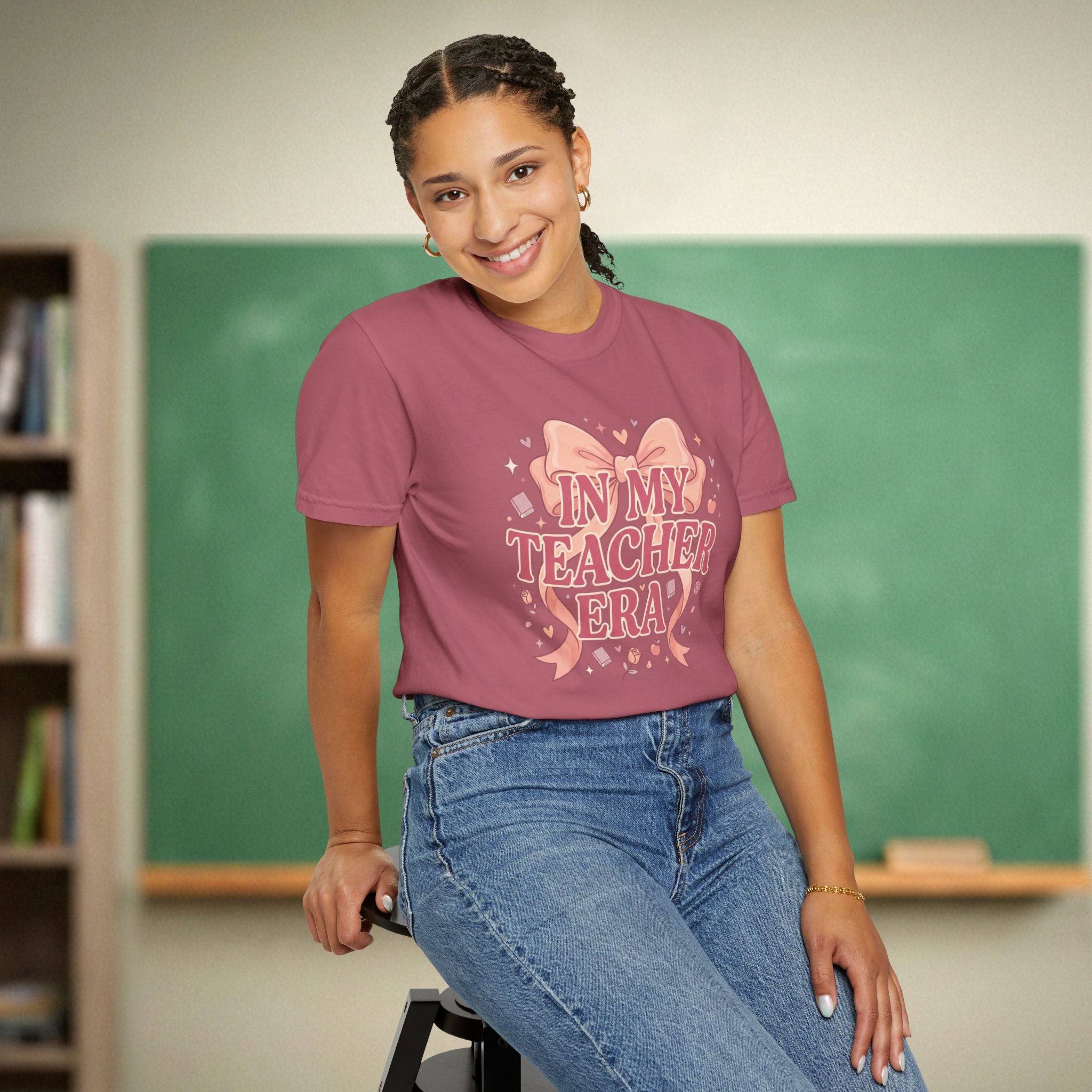 My Teacher Era | Trendy Teacher Shirt | Premium Comfort Colors 1717 Vintage Tee