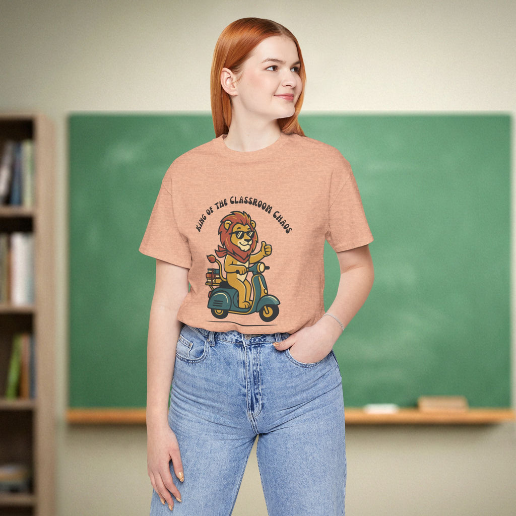 King of the Classroom Chaos Shirt | Funny Teacher Lion Tee | Bella Canvas 3001