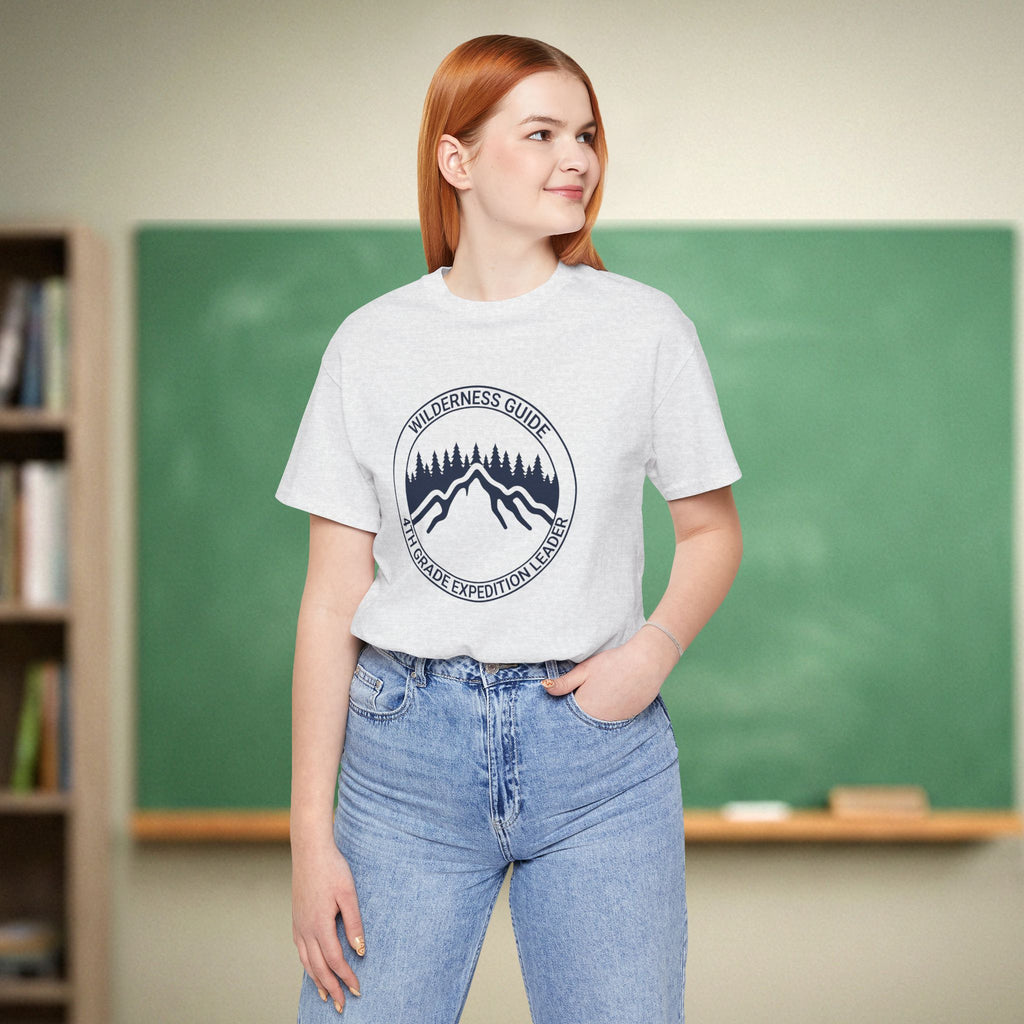 4th Grade Expedition Leader Teacher Shirt | Wilderness Guide Tee | Bella Canvas 3001