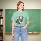 The Bell Does Not Dismiss You Teacher Shirt | Funny Philosophy Classroom Tee | Bella Canvas 3001