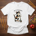 Off to Teach Music Tuxedo Cat | Music Teacher Shirt | Bella Canvas 3001