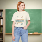 Coffee & Kindness Teacher Era | Coffee Lover Teacher Shirt | Bella Canvas 3001