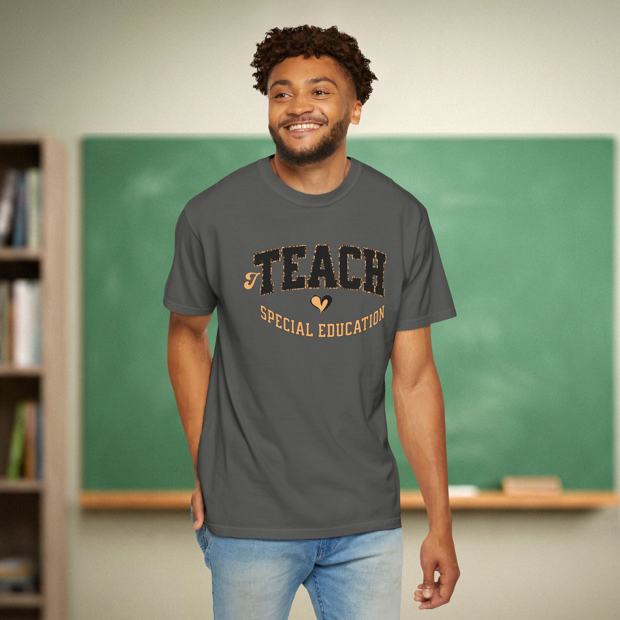 I Teach Special Education Shirt | Leopard Print Teacher Tee | SPED Teacher Appreciation Top