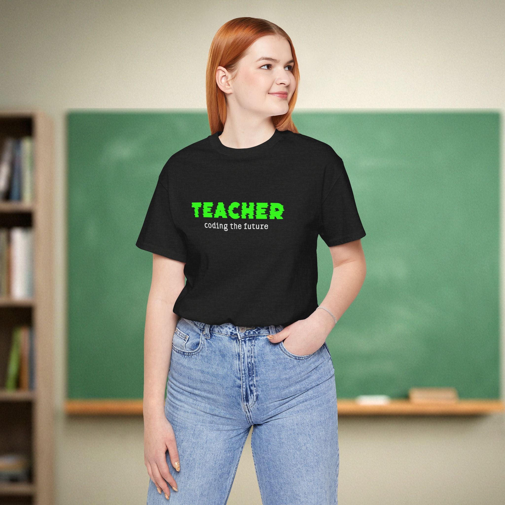 Teacher Coding the Future Shirt | STEM Educator Tee | Bella Canvas 3001