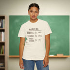 Fluent In Coffee and Grading Teacher Shirt | Funny Teacher Humor Tee | Inside Voices Attempted