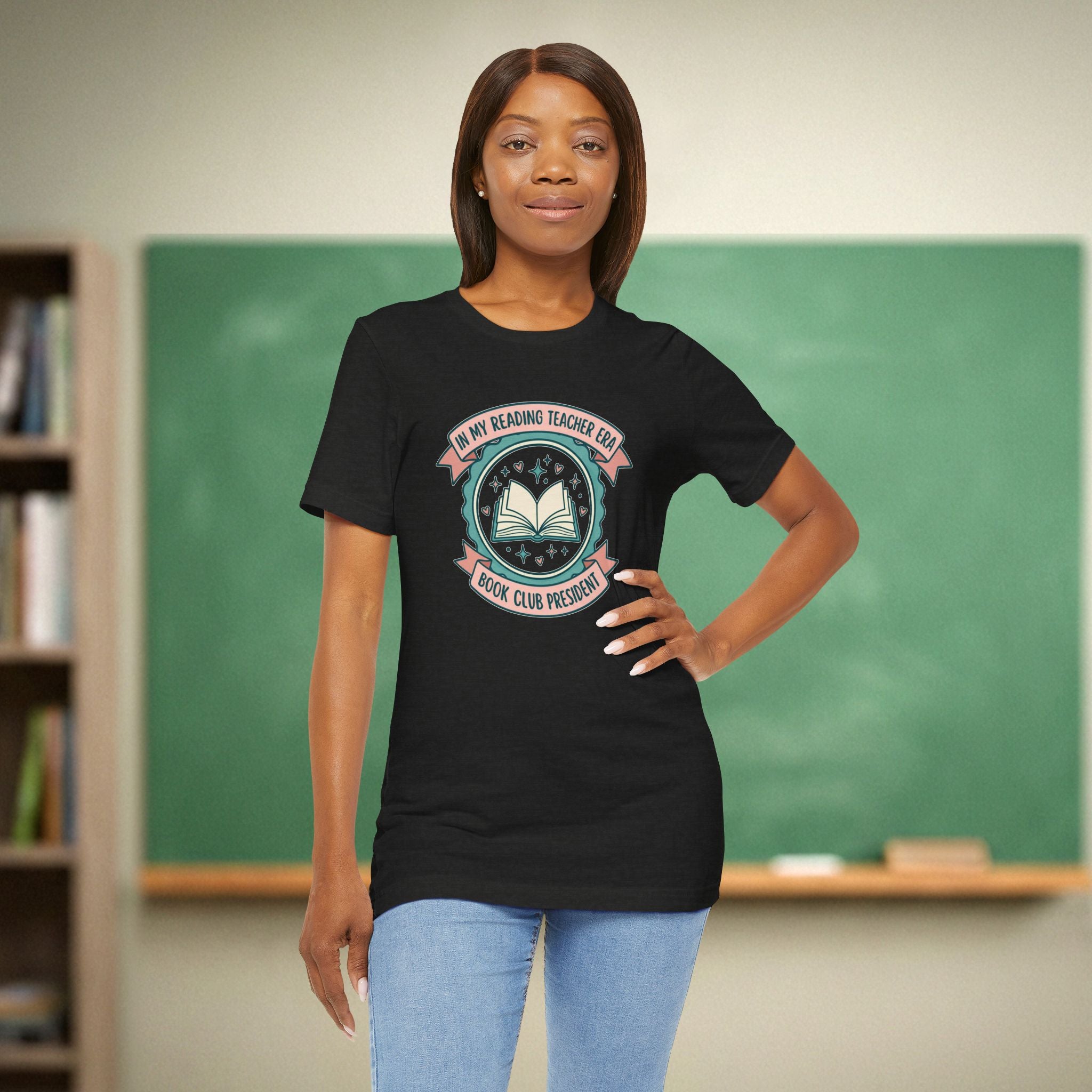 Reading Teacher Era Book Club President | Reading Teacher Shirt | Bella Canvas 3001