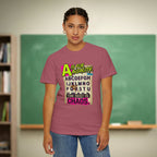 A Is for Audacity Teacher Shirt | The Rest Is Chaos Tee