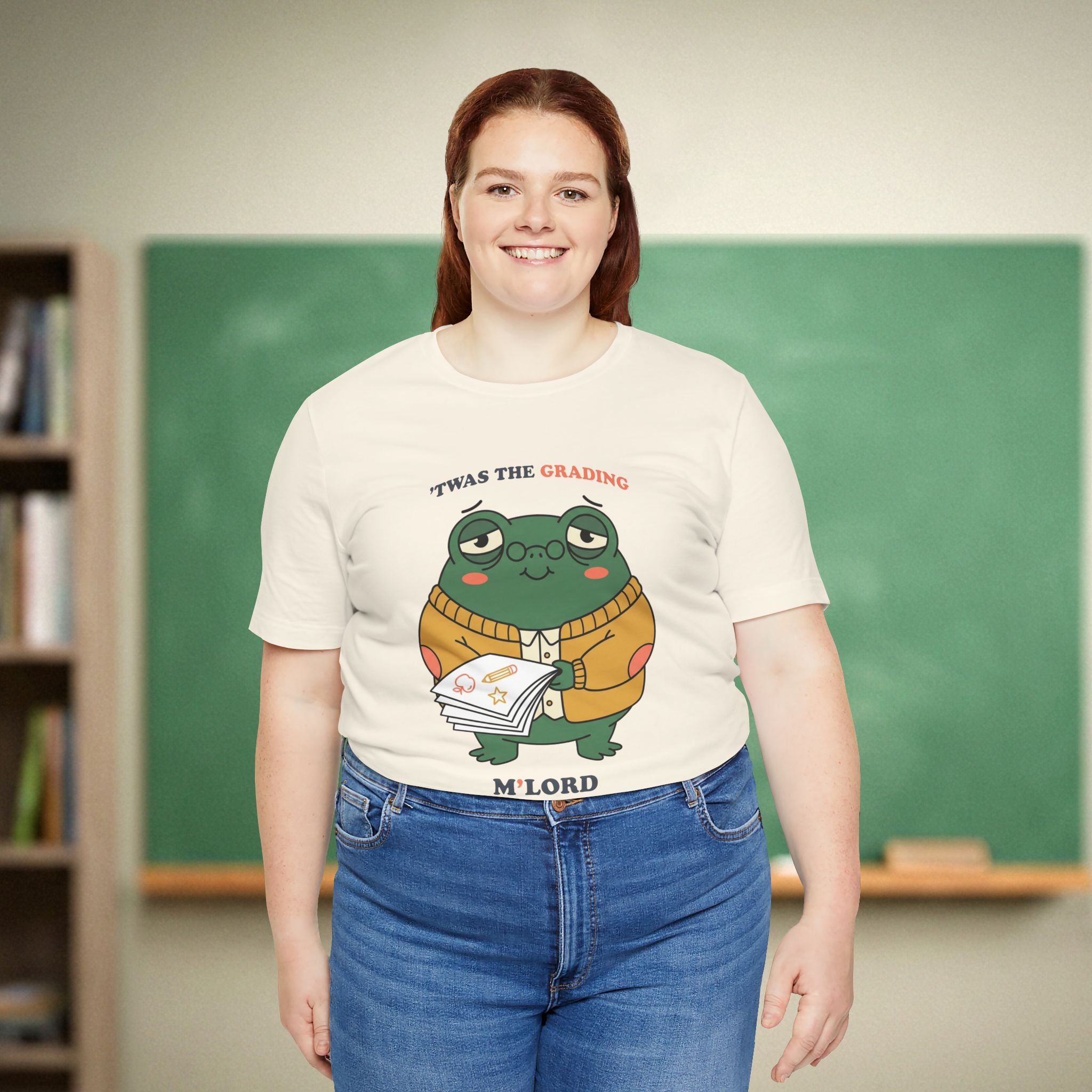 'Twas the Grading M'Lord | Funny Teacher Shirt | Bella Canvas 3001