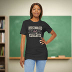 Overstimulated but Educated | Funny Teacher Shirt | Relatable Teacher Gift Tee