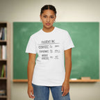 Fluent In Coffee and Grading Teacher Shirt | Funny Teacher Humor Tee | Inside Voices Attempted
