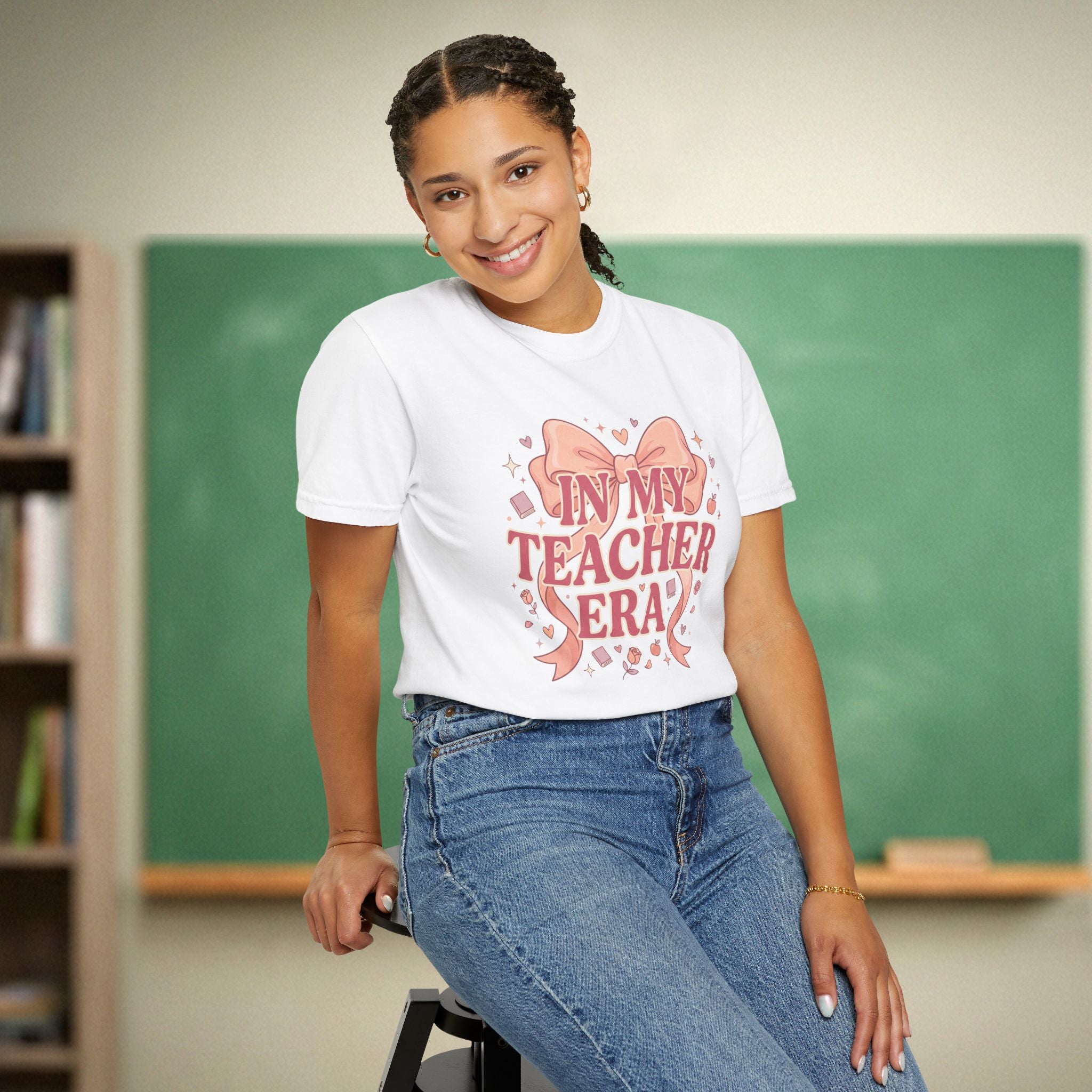 My Teacher Era | Trendy Teacher Shirt | Premium Comfort Colors 1717 Vintage Tee