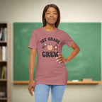 1st Grade Crew Shirt | Retro First Grade Teacher Tee | Aesthetic Teacher Team Shirt | Bella Canvas 3001