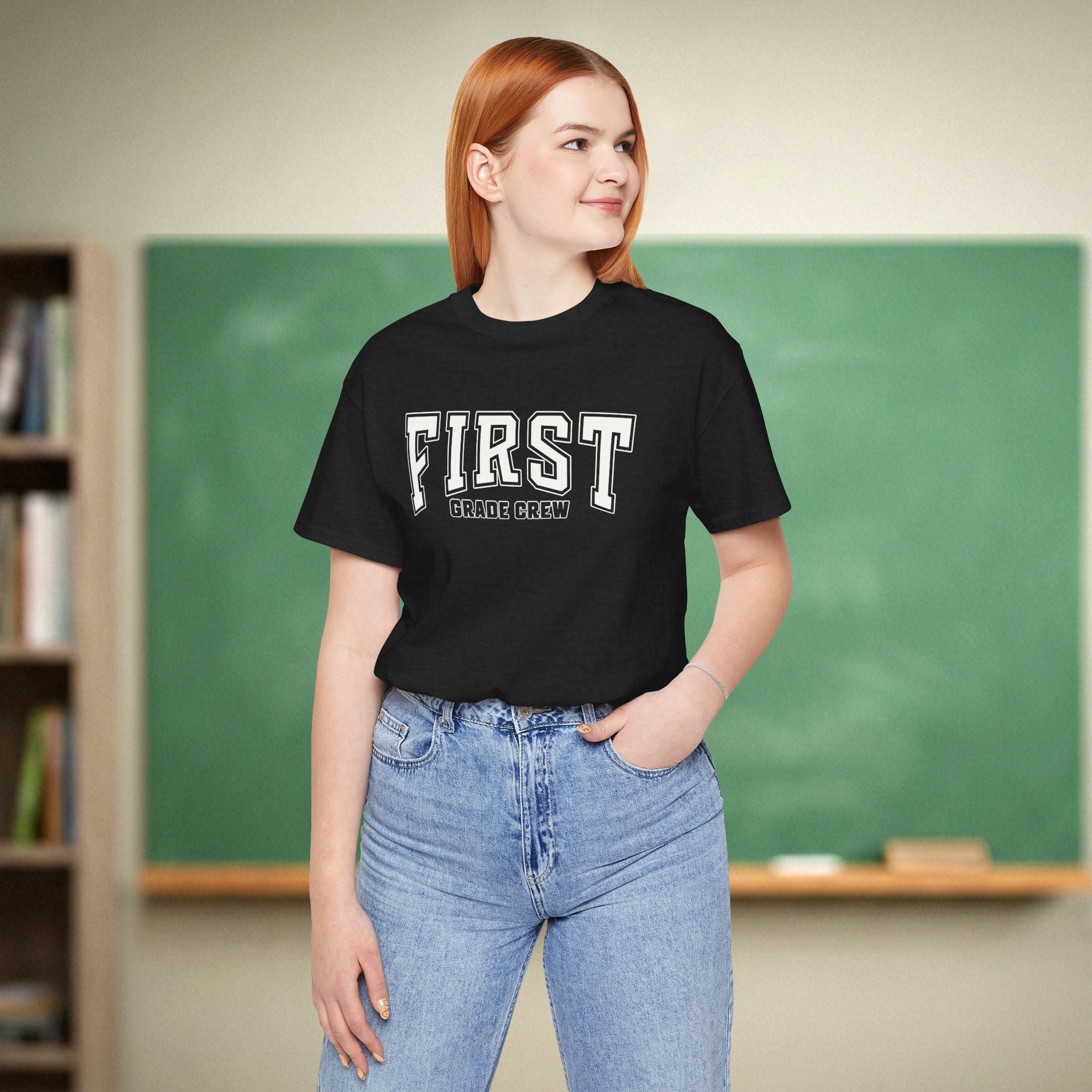 First Grade Crew Shirt | Cute First Grade Teacher Shirt | Teacher Team Gift