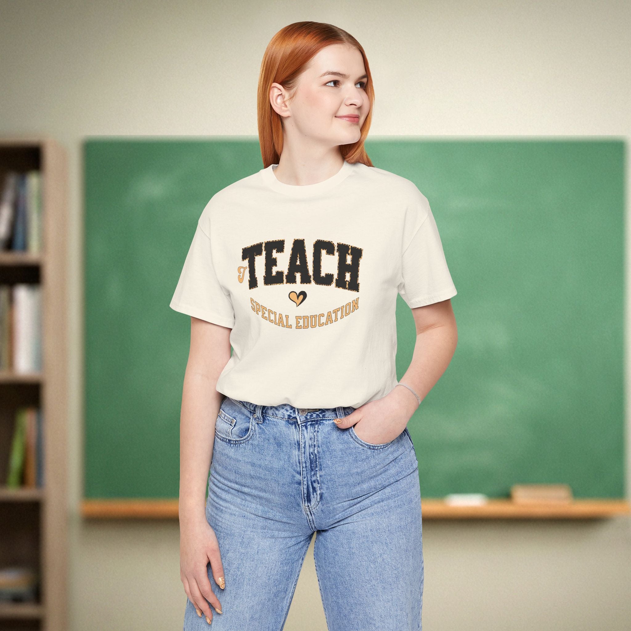 I Teach Special Education Shirt | Leopard Print Teacher Tee | SPED Teacher Appreciation Top