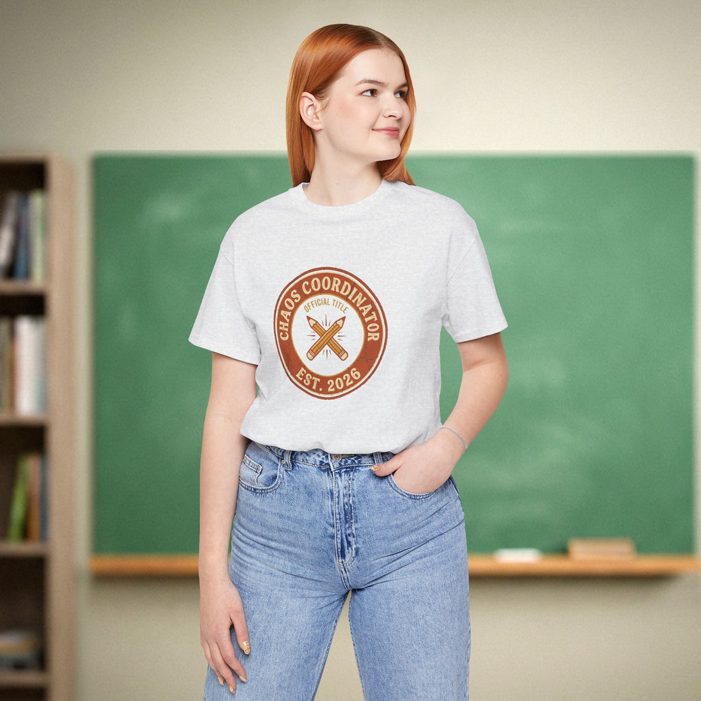 Chaos Coordinator Est 2026 | Funny Teacher Shirt | Bella Canvas 3001
