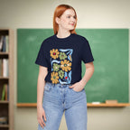 Teach Love Grow Inspire Floral Shirt | Retro Groovy Teacher Garden Tee | Aesthetic Teacher Gift | Bella Canvas 3001