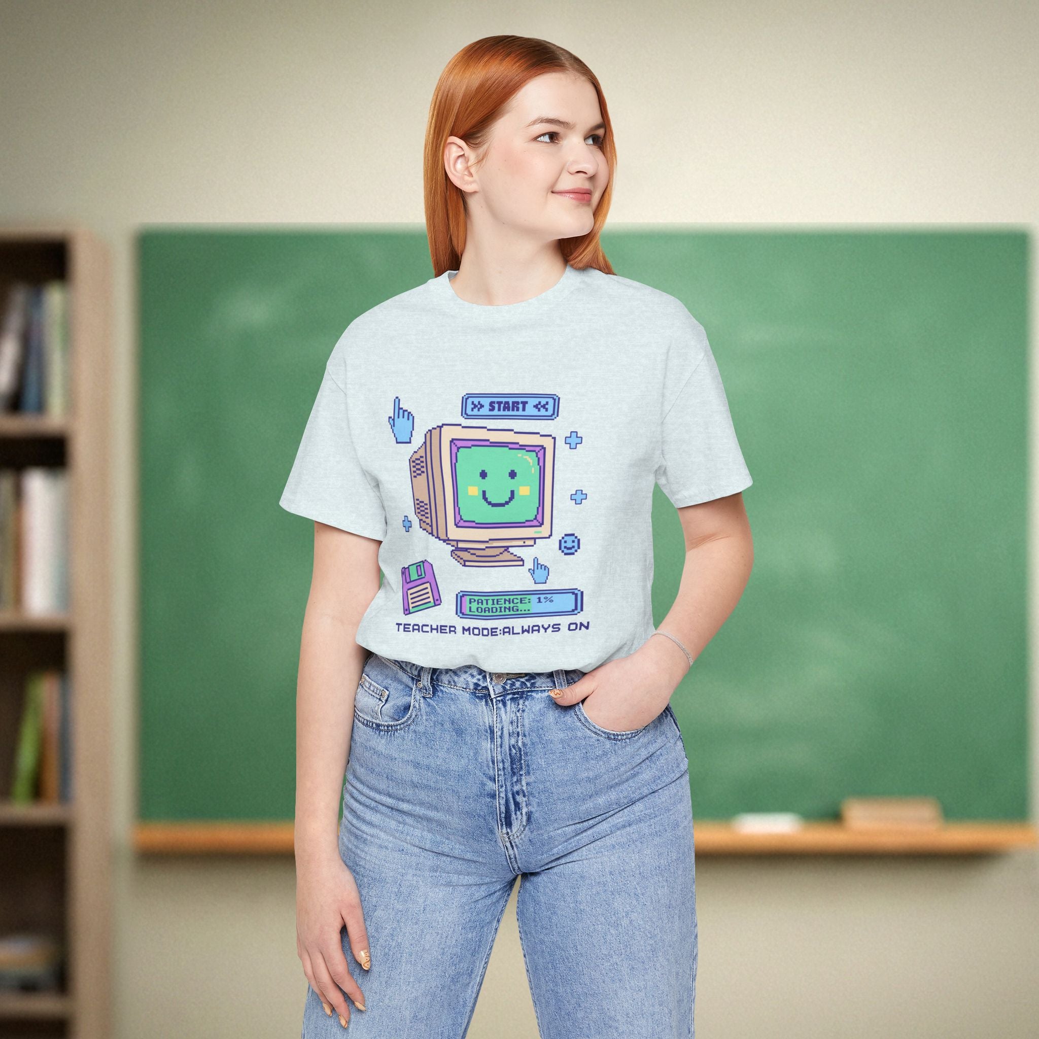 Teacher Mode Always On | Retro Teacher Shirt | Funny Teacher Gift | Vintage Teacher Tee