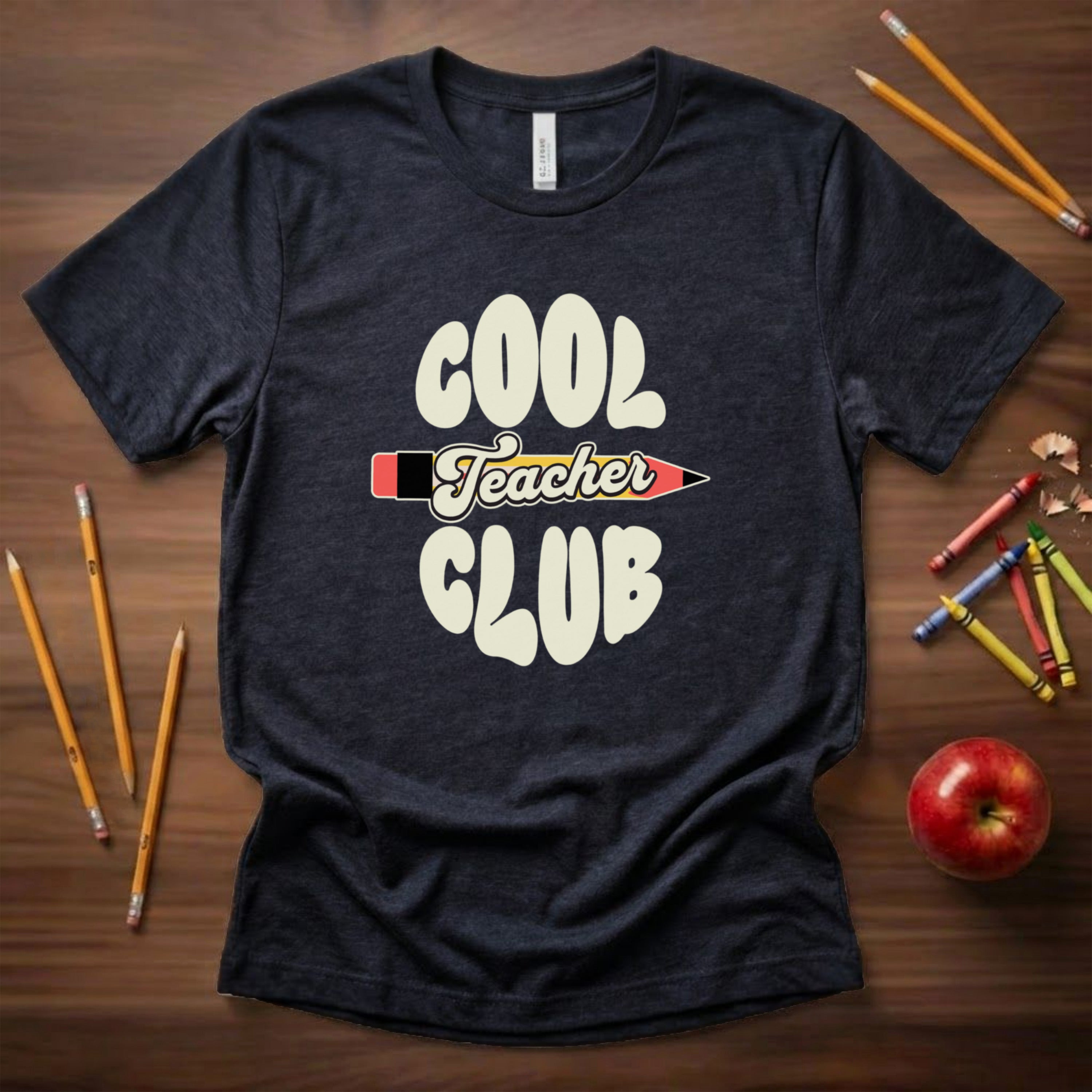 Cool Teacher Club | Trendy Teacher Shirt | Bella Canvas 3001