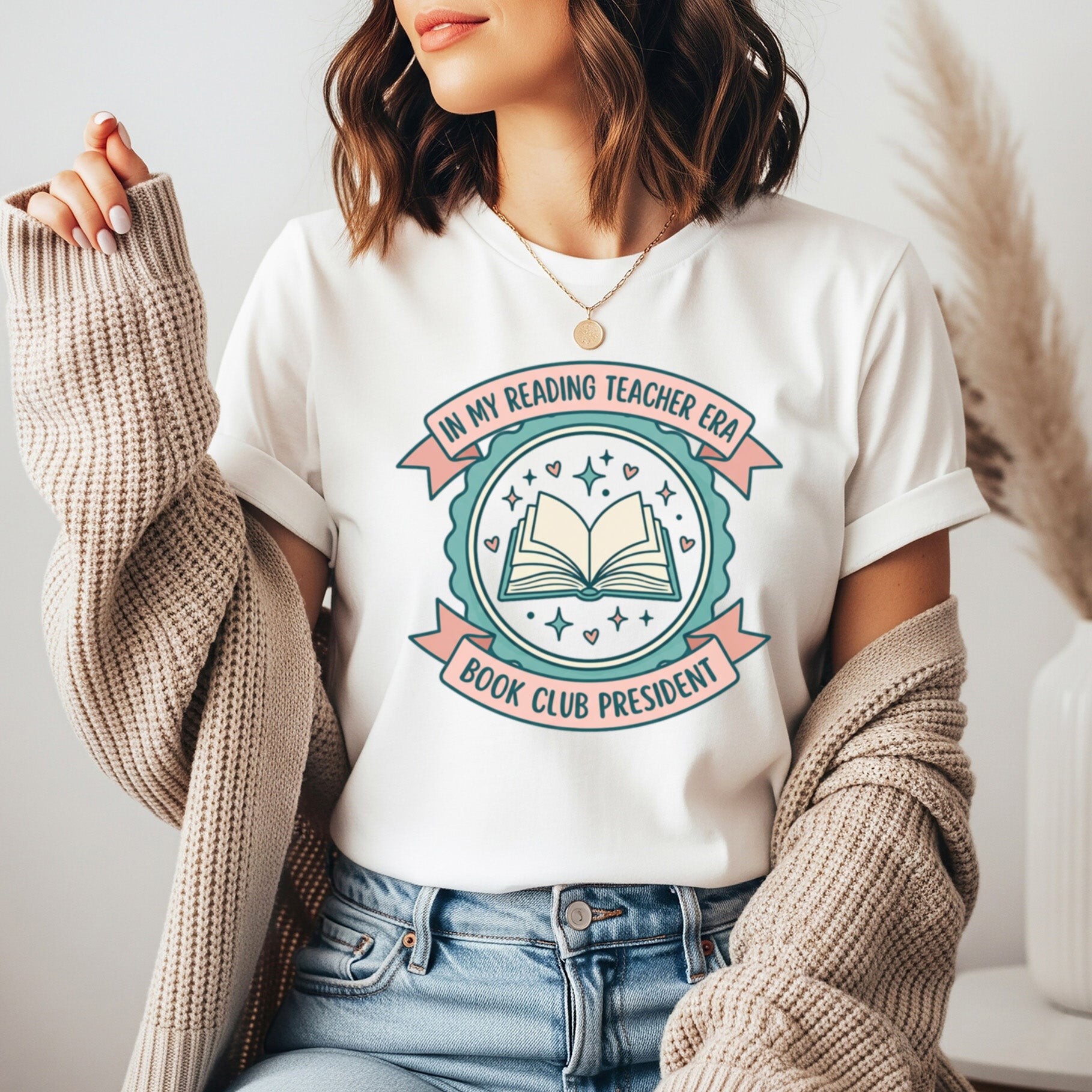 Reading Teacher Era Book Club President | Reading Teacher Shirt | Bella Canvas 3001