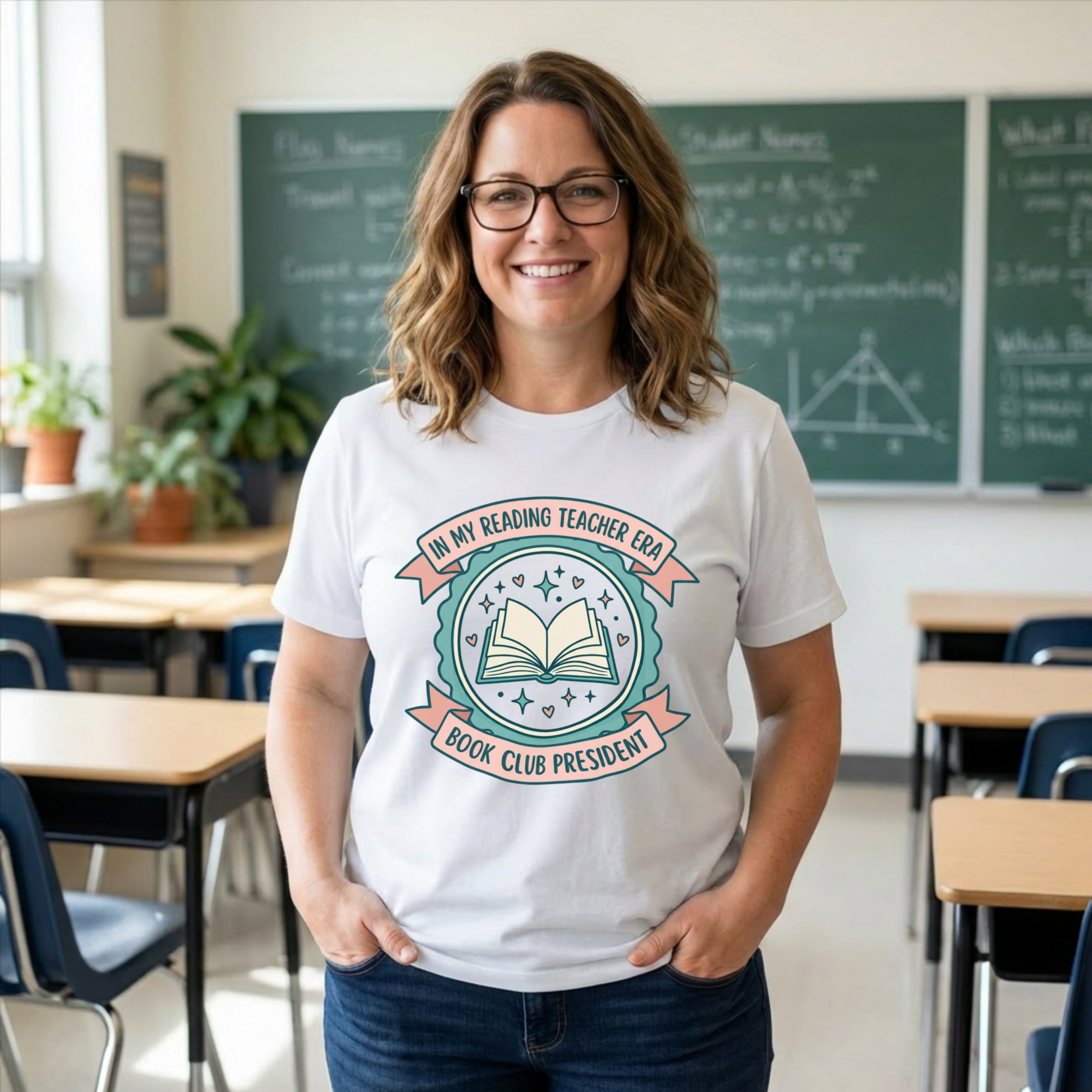 Reading Teacher Era Book Club President | Reading Teacher Shirt | Bella Canvas 3001