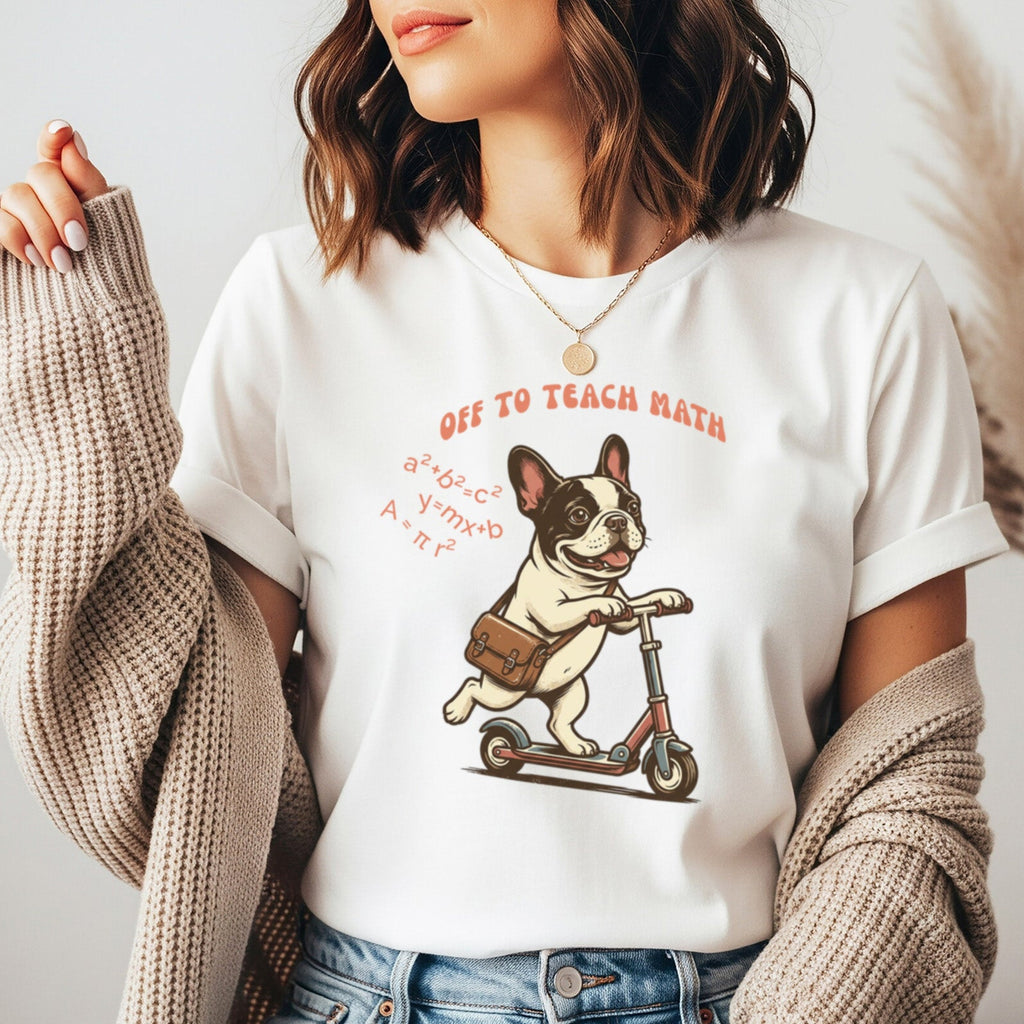 Off to Teach Math | Math Teacher Shirt | Bella Canvas 3001