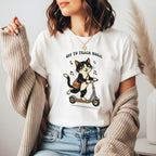 Off to Teach Music Tuxedo Cat | Music Teacher Shirt | Bella Canvas 3001