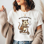Off to Teach Music Opossum | Funny Music Teacher Shirt | Cute Teacher Gift