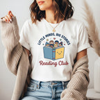 Little Minds Big Stories Reading Club | Reading Teacher Shirt | Bella Canvas 3001