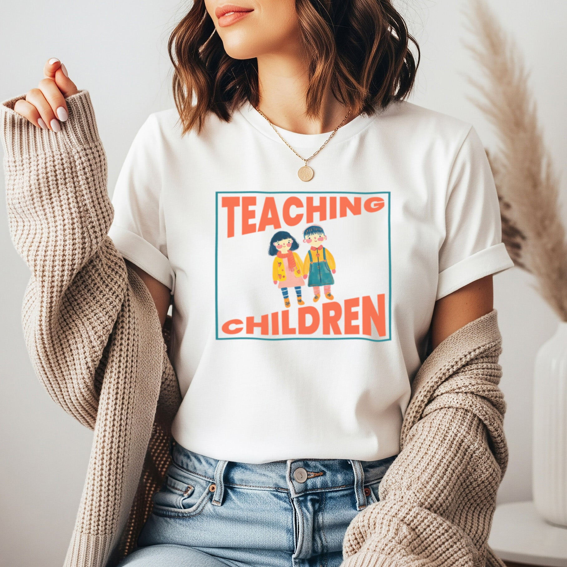 Teaching Children | Elementary Teacher Shirt | Bella Canvas 3001