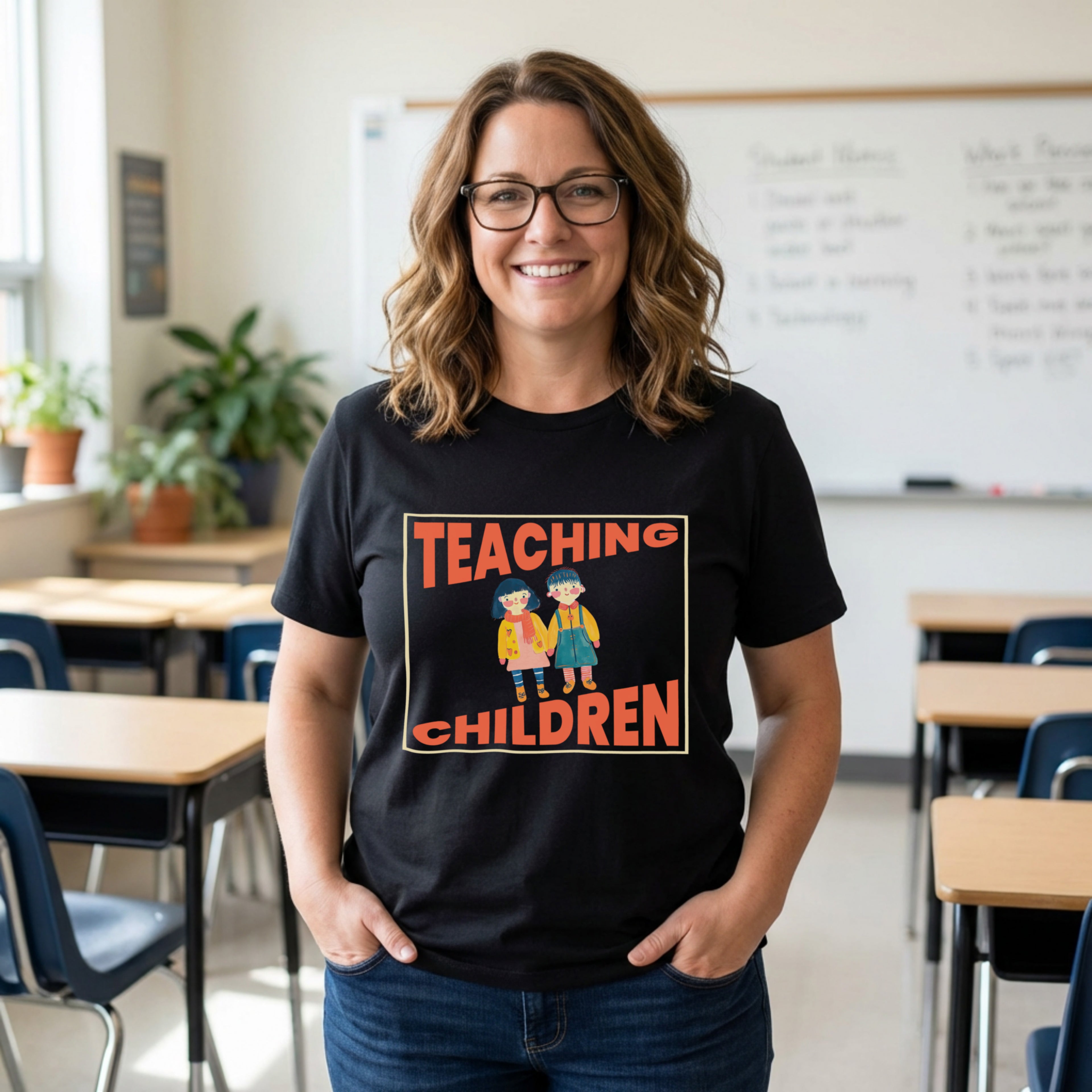 Teaching Children | Elementary Teacher Shirt | Bella Canvas 3001