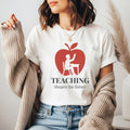 Teaching Shapes the Future | Inspirational Teacher Shirt | Bella Canvas 3001