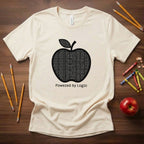 Powered by Logic Computer Science Teacher Shirt | STEM Teacher Tee | Bella Canvas 3001