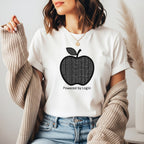 Powered by Logic Computer Science Teacher Shirt | STEM Teacher Tee | Bella Canvas 3001