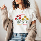 Blooming Wonderful Teacher Floral Shirt | Inspirational Teacher Gift | Bella Canvas 3001